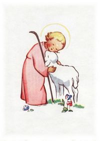 Image sainte Jésus agneau