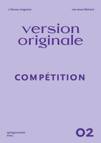 REVUE VERSION ORIGINALE - T02 - VERSION ORIGINALE NO. 2 : COMPETITION - REVUE LITTERAIRE / LITERARY