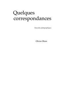 Quelques correspondances