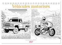 Véhicules motorisés (Calendrier de bureau 2027 DIN A5 vertical), CALVENDO calendrier mensuel