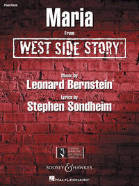 MARIA - FROM "WEST SIDE STORY". VOICE AND PIANO (GUITAR) OR PIANO SOLO. MOYENNE.