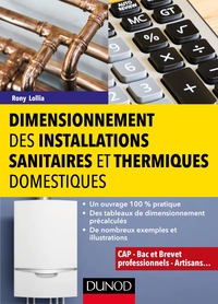 DIMENSIONNEMENT DES INSTALLATIONS SANITAIRES ET THERMIQUES DOMESTIQUES