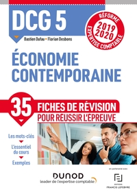 DCG 5 ECONOMIE CONTEMPORAINE - FICHES DE REVISION - REFORME 2019-2020 - REFORME EXPERTISE COMPTABLE