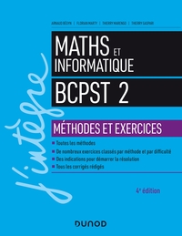 Maths et informatique BCPST 2 - 4e éd. - Méthodes et exercices