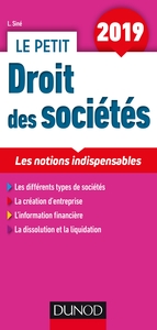 LE PETIT DROIT DES SOCIETES 2019 - LES NOTIONS INDISPENSABLES