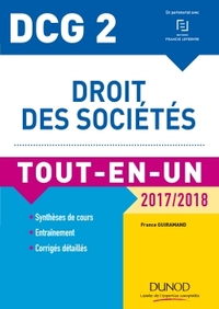 DCG 2 - Droit des sociétés 2017/2018- 10e éd. - Tout-en-Un