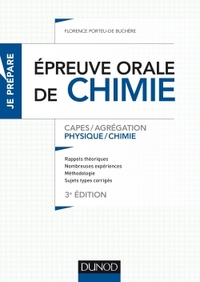 L'épreuve orale de chimie - 3e éd. - Capes/Agrégation