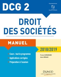 DCG 2 - Droit des sociétés 2018/2019 - Manuel