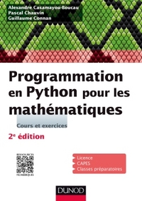 PROGRAMMATION EN PYTHON POUR LES MATHEMATIQUES - 2E ED.