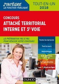 Concours Attaché territorial Interne et 3e voie - 2018 - Tout-en-un