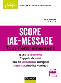 Score IAE-Message - Tout l'entraînement