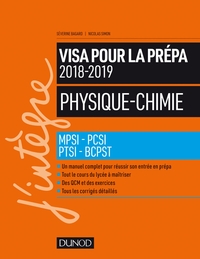 Physique-Chimie - Visa pour la prépa 2018-2019- MPSI-PCSI-PTSI-BCPST 2018-2019