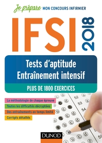 IFSI 2018 Tests d'aptitude - Entraînement intensif - Plus de 1800 exercices