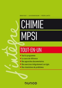 Chimie tout-en-un MPSI