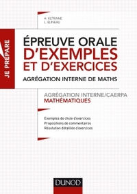 Epreuve orale d'exemples et d'exercices - Agrégation interne/CAERPA mathématiques