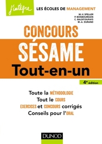 Concours Sésame - 4e éd. - Tout-en-un