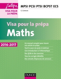 Maths - Visa pour la prépa 2016-2017 - MPSI-PCSI-PTSI-BCPST-ECS