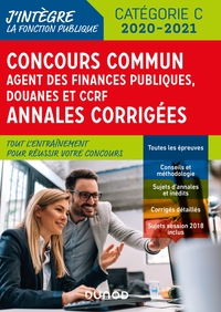 Concours Commun Agent des Finances Publiques Douanes et CCRF - Annales corrigées - Concours 2019/20