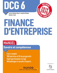 DCG 6 Finance d'entreprise - Manuel - Réforme 2019-2020