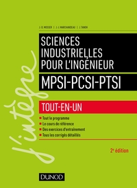 Sciences industrielles pour l'ingénieur MPSI-PCSI-PTSI - 2e éd.