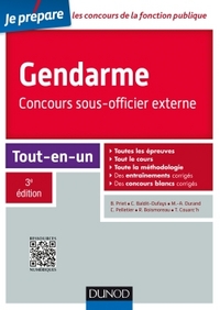 Gendarme - Concours sous-officier externe - 3e éd. - Tout-en-un