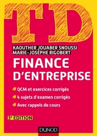 TD de finance d'entreprise - 3e éd.