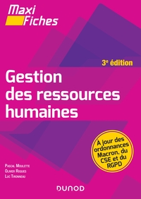 RH LICENCE - T01 - MAXI FICHES - GESTION DES RESSOURCES HUMAINES - 3E ED.