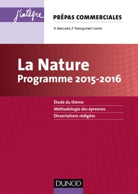 La Nature - Programme 2015-2016 - Prépas commerciales