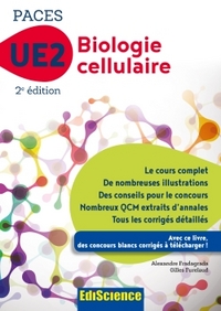 Biologie cellulaire-UE2 PACES -2e éd. -  Manuel, cours + QCM corrigés