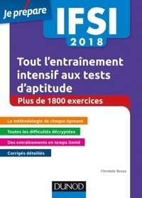 IFSI 2018 Tout l'entraînement intensif aux tests d'aptitude - Concours infirmiers - + de 1800 exe