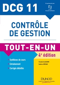 DCG 11 - Contrôle de gestion - 4e éd. - Tout-en-Un