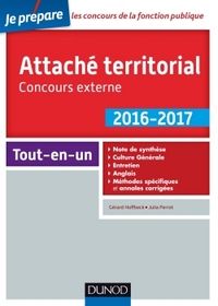 Attaché territorial 2016-2017 - Concours externe - 2e éd. - Catégorie A