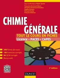 CHIMIE GENERALE - TOUT LE COURS EN FICHES - 2E ED - LICENCE, PACES, CAPES