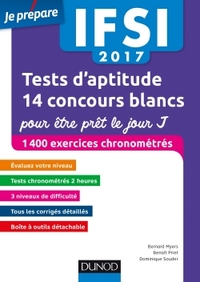 IFSI 2017 Tests d'aptitude : 14 concours blancs pour être prêt le jour J