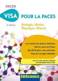 Visa pour la PACES - 3e éd. - Biologie, Maths, Physique, Chimie