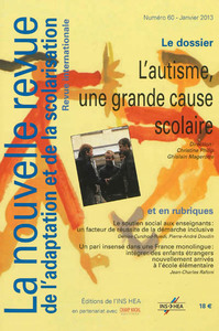 Revue Nras N°60 L'Autisme Une Grande Cause Scolaire