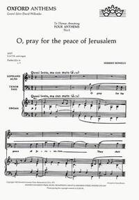 O PRAY FOR THE PEACE OF JERUSALEM CHANT