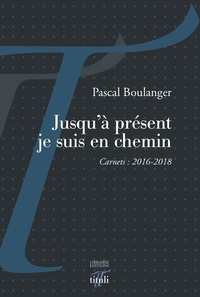 Jusqu'à présent je suis en chemin - Carnets : 2016-2018