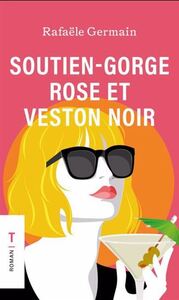 SOUTIEN-GORGE ROSE ET VESTON NOIR