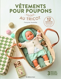 Vêtements pour poupons au tricot