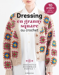 Dressing en granny square au crochet