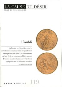 La Cause du désir n°119 : L'oubli - Mai 2025