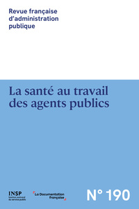La santé au travail des agents publics