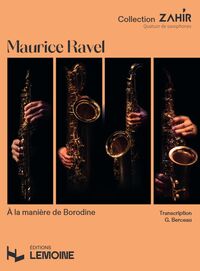 A la manière de Borodine pour quatuor de saxophones --- Conducteur et parties séparées