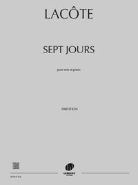 SEPT JOURS --- VOIX ET PIANO