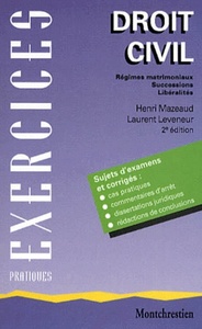 régimes matrimoniaux. successions - 2ème édition