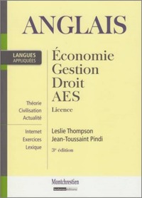 ANGLAIS : ECONOMIE, GESTION, DROIT, AES - 3ÈME ÉDITION