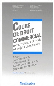actes de commerce. commerçants. fonds de commerce et effets de commerce - 11ème
