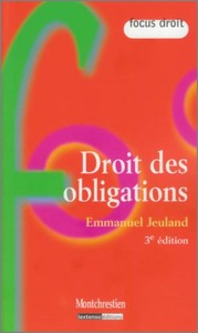 droit des obligations - 3ème édition