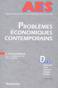 problèmes économiques contemporains - 2ème édition